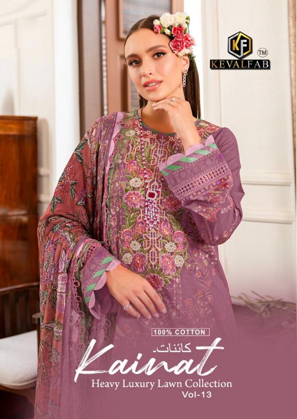 Keval Kainat Vol-13 – Luxury Karachi Lawn Collection